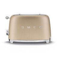 Smeg Grille-pain - 2x2 - 950W - 6 Niveaux - Champagne Mat