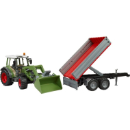 Bruder Fendt Vario 211 met Voorlader en Aanhanger - 2182 - Schaal 1:16 - Leeftijd vanaf 3 jaar