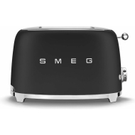 Smeg Grille-pain - 2x2 - 950W - 6 Niveaux - Noir Mat