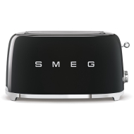 Smeg Grille-pain - 2x4 - 1500W - 6 Niveaux - Noir