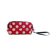 Toiletzak nylon roze / wit - Topper - Merk DDD - Kleur Rood,Wit 