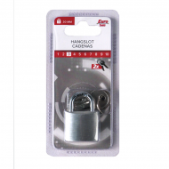 Cadenas 30 mm gris + 2 clés - Nouveau depuis 15/02/2022 - Marque Euro Tools