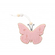 Decoratie vilt hangertje roze - Topper - Merk DDD