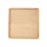 Plateau bois carré S 20x20x2cm - Marque DDD