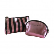 Toilettas Hannah set - Topper - Nieuw sinds 30/01/2020 - Merk DDD - Kleur Zwart,Roze