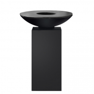 Outr Plancha Barbecue B 80 avec Socle Fermé - Ø80cm - Noir - Marque Outr - Type de barbecue Charbon de bois