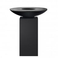 Outr Plancha Barbecue B 100 avec Socle Fermé - Ø100cm - Noir - Marque Outr - Type de barbecue Charbon de bois