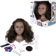 Smoby Tête à Coiffer My Beauty Afro Styling Head - 23 Accessoires - Marque Smoby - Age à partir de 3 ans