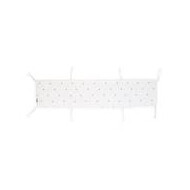 Protection lit 35x170 cm Jersey Hearts - Marque Childhome - Dimensions de la literie 35x340 cm