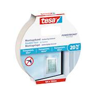 Montagetape 5 m x 19 mm transparant - Merk Tesa
