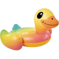 Intex Ride on canard Gonflable  - 147x147x81cm - Enfants - Marque Intex - Age à partir de 3 ans - Couleur Jaune,Orange