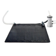 Intex Tapis chauffage solaire 28685 - 120x120cm - Chauffage piscine - Noir - Marque Intex - Couleur Noir