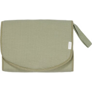 Verschoningsmatje met hengsel Pure Olive - Merk Little Dutch