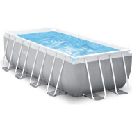 Intex Piscine Prism Frame 26790GN - 400x200x122cm - avec pompe de filtration et échelle - Marque Intex