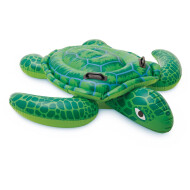 Intex Petite Tortue de Mer Ride-On - Jouet gonflable - 150x127cm - Poignées - Vert clair - Marque Intex - Couleur Vert clair - Age à partir de 6 ans
