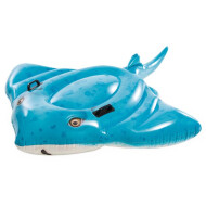 Intex Raie gonflable Ride-On 57576NP - 185x145cm - 2 poignées - max 40kg - avec kit de réparation - Marque Intex - Age à partir de 6 ans - Couleur Bleu