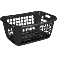 Sunware Basic Panier à Linge - 65x45x27cm - Noir - Matériel Matière plastique - Couleur Noir - Contenu 60 l
