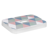 Sunware Couvercle Triangel Sigma Home - 17,1x12,2x2cm - 2,5L - Matériel Matière plastique - Options Avec poignée - Couleur Multicolore - Contenu 2,5 l