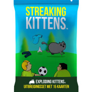 Exploding Kittens Extension Streaking Kittens - Kaartspel - Vanaf 7 Jaar - Leeftijd vanaf 7 jaar