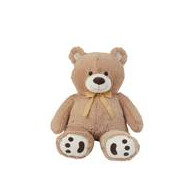 Pluche Beer Honey - 45cm - Merk DDD - Kleur Licht bruin