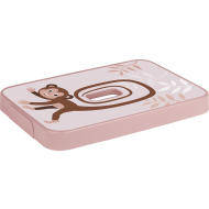 Sunware Deksel Aap Sigma Home - 34,2x24,2x3,4cm - 9/13/18/25L - Roze - Opties Met handgreep - Materiaal Kunststof - Inhoud Nvt - Kleur Roze