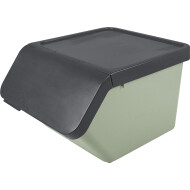 Sunware Sorteer Unit Deksel Sigma Home - 57x40,3x5cm - 45/60L - Antraciet - Kleur Antraciet