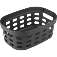 Sunware Panier de Rangement Sigma Home - 27,2x19x11,6cm - 5L - Anthracite - Couleur Noir