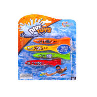 Duikspeeltjes - 4 stuks - Merk DDD Toys - Leeftijd vanaf 5 jaar