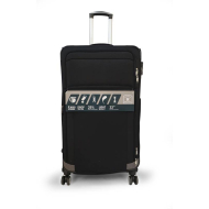 Supreme Trolley Reiskoffer Zacht - 57cm - Zwart - Merk DDD - Kleur Zwart - Hoogte 57 cm