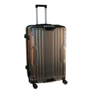 Elegance Trolley Valise Rigide - 60cm - Gris Foncé - Hauteur 60 cm - Couleur Gris foncé