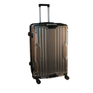 Elegance Trolley Valise Rigide - 70cm - Gris Foncé - Hauteur 70 cm - Couleur Gris foncé