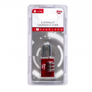 Alu combinatieslot 20 mm rood - Nieuw sinds 15/02/2022 - Merk Euro Tools