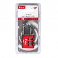 Alu combinatieslot 30 mm rood - Nieuw sinds 15/02/2022 - Merk Euro Tools