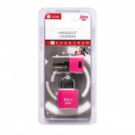 Cadenas alu 20 mm rose + 2 cléss  - Nouveau depuis 15/02/2022 - Marque Euro Tools