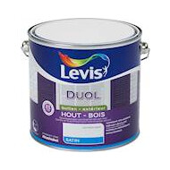 Duol satin wit 2,5 L  - Merk Levis