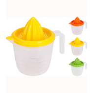 Presse-Agrumes avec Gobelet Doseur - 600ml - Polypropylène - Multicolore - Marque Merkloos