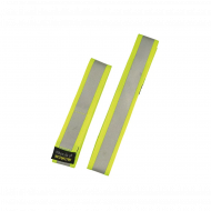 Wowow Fietsreflector - Arm/Beenband - Geel/Zilver - Merk Wowow