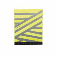 Wowow Tissu réfléchissant Pour Vélo Quadro Berlin - Fermeture velcro - 15x15cm - Jaune/Argent - Marque Wowow