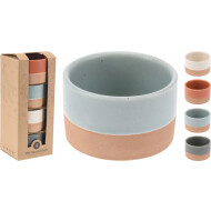 Kermamieke Kopjes Set - Amuse/Tapas/Saus - Ø6x4cm - Keramiek - Multicolor - 4 Stuks - Merk Merkloos - Kleur Multicolor