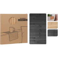 Excellent Houseware Plateau Flexible - pour Siège de Fauteuil - 44x24cm - Bois - Multicolore - Matériel Bois - Couleur Multicolore