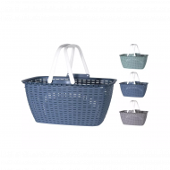 Koopman Boodschappenmand - 43x21x37cm - 23L - Kunststof - Multicolor - Kleur Multicolor