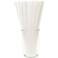 Excellent Houseware Pailles - Réutilisables - 22cm - Polypropylène - Transparent - 50 Pièces
