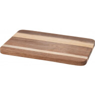 Excellent Houseware Planche à Découper - Conviviale - 22x14x1,2cm - Bois d'Acacia - Bois Foncé