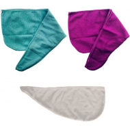 Eleganza Haar Handdoek - Microvezel - Multicolor - 2 Stuks - Merk Eleganza