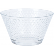 Excellent Houseware Set de Bols - Servir des Plats - 300 ml - Verre - Transparent - 3 pièces - Couleur Transparant - Matériel Verre