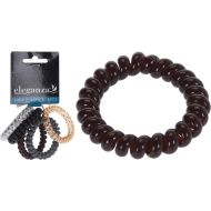 Eleganza Haarelastiek - Ø5,5cm - Kunststof - Multicolor - Merk Eleganza - Stylingproduct Haarelastiek