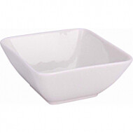 Excellent Houseware Bol - Intemporel - Décoratif - 12x12x5,5cm - Porcelaine - Blanc - Couleur Blanc - Matériel Porcelaine