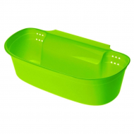 Excellent Houseware Deurmand - met Deurhaak - Multifunctioneel - 1,5L - Polypropyleen - Groen - Kleur Groen