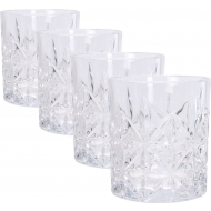 Atmos Fera Whiskeyglazen - Ø7,5x8cm -  Glas - Transparant - 4 Stuks
