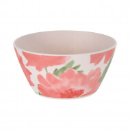 Excellent Houseware Bol - Camping - Motif Fleurs - Ø14cm - Mélamine - Multicolore - Couleur Multicolore - Matériel Mélamine